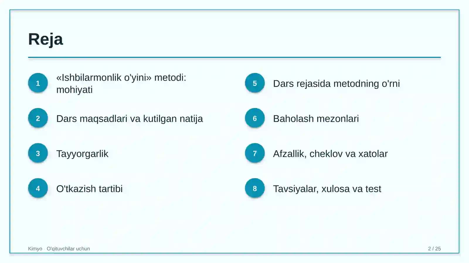 kimyo darslarida ishbilarmonlik o'yini metodidan foydalanish 6443 2