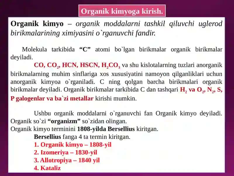 Organik Kimyo 2