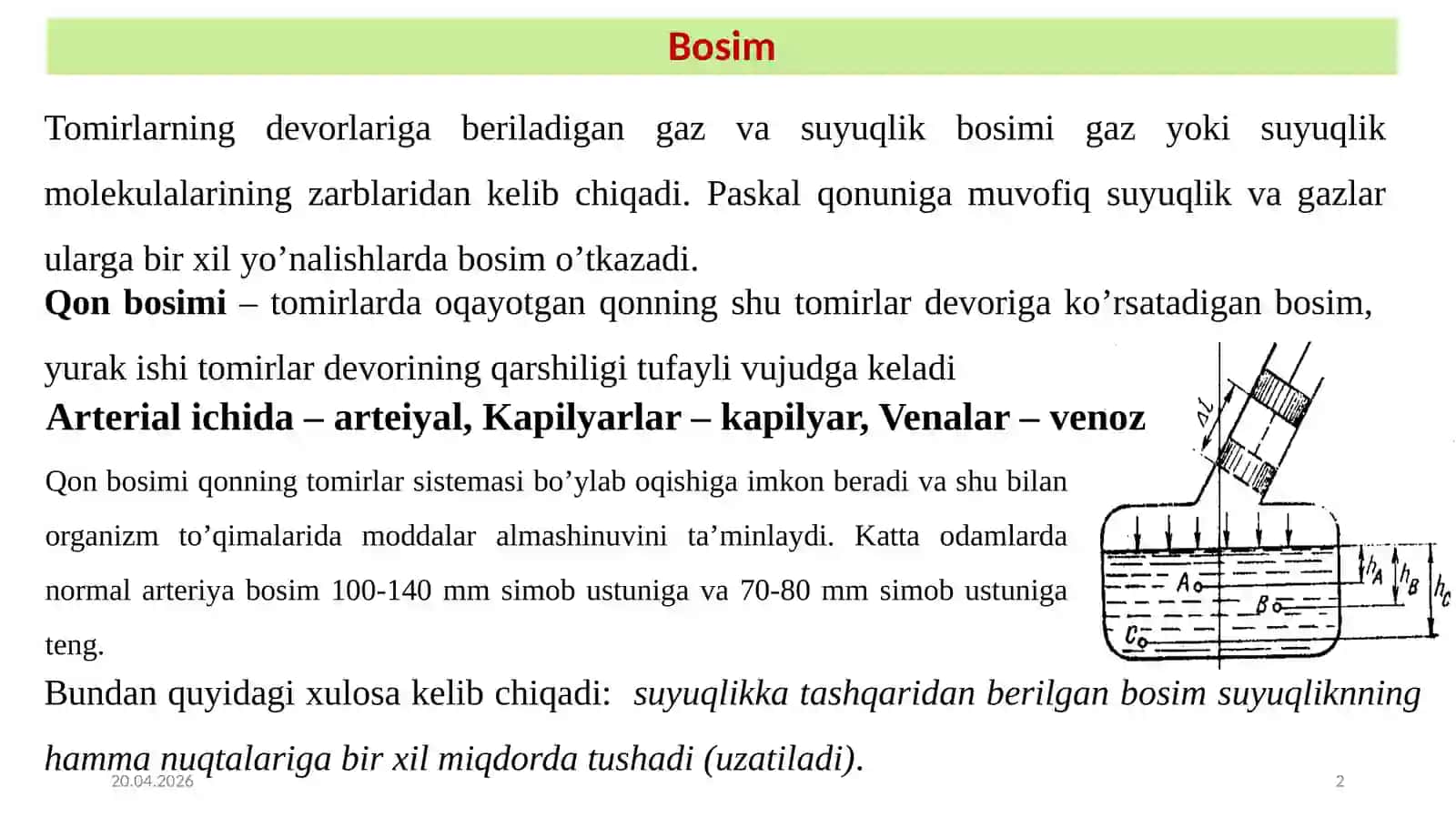 klinikada qon bosimini oʻlchash ishi 2