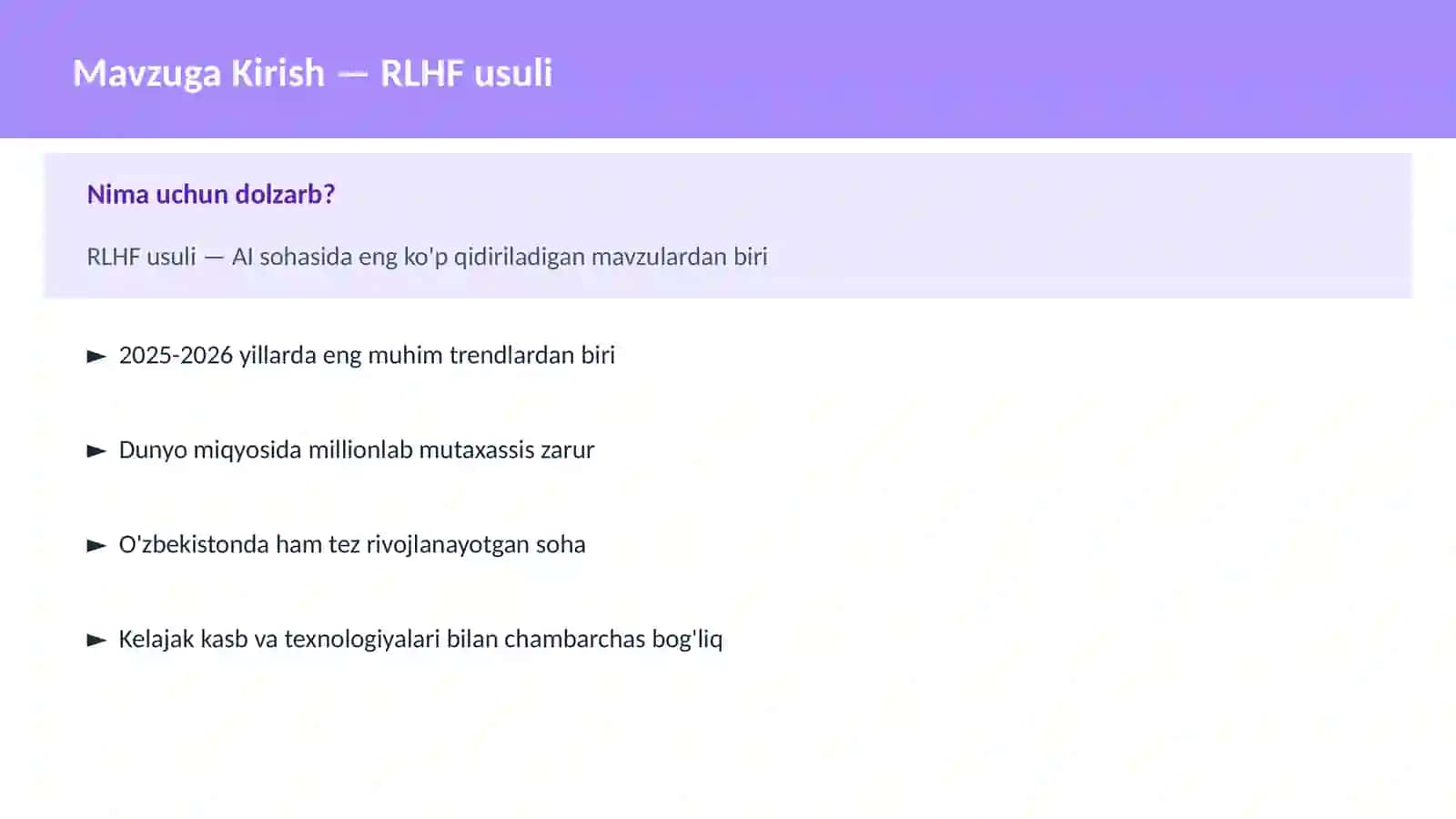 RLHF usuli 2