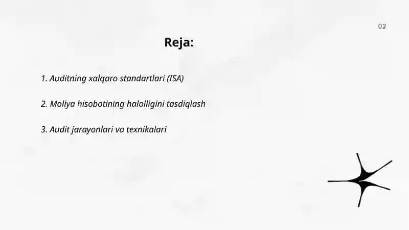 Auditning xalqaro standartlari (ISA) 2