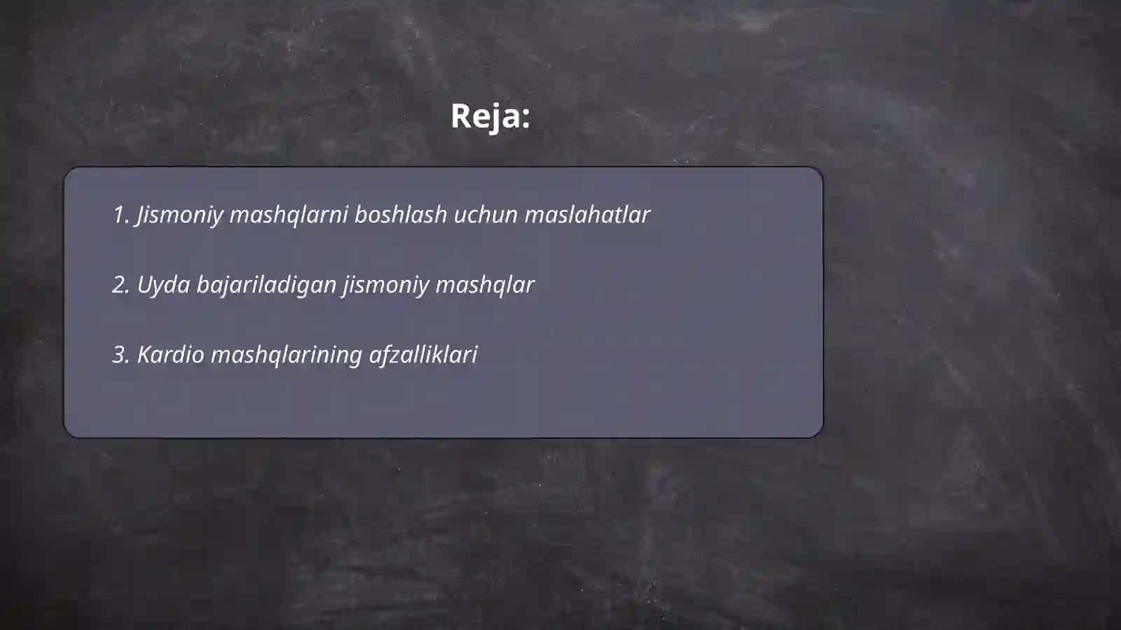 Jismoniy mashqlar 2