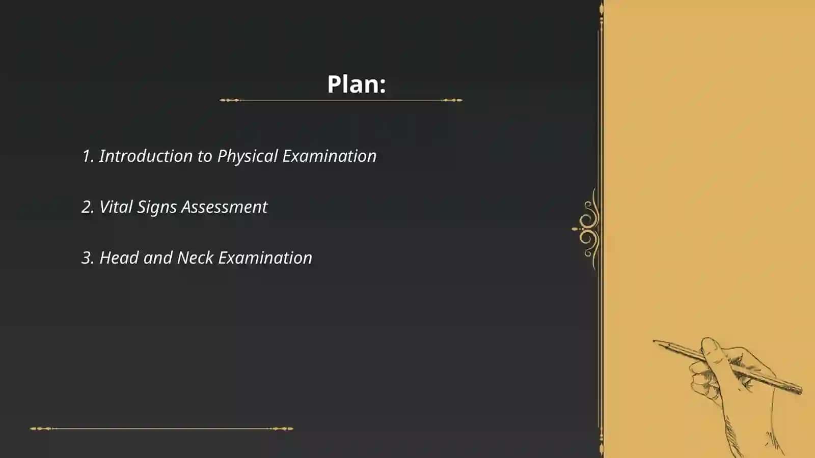 Physical examinations 2