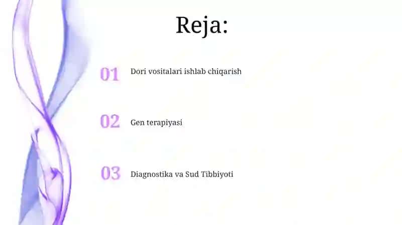 Genetik kasalliklar diagnostikasi 2