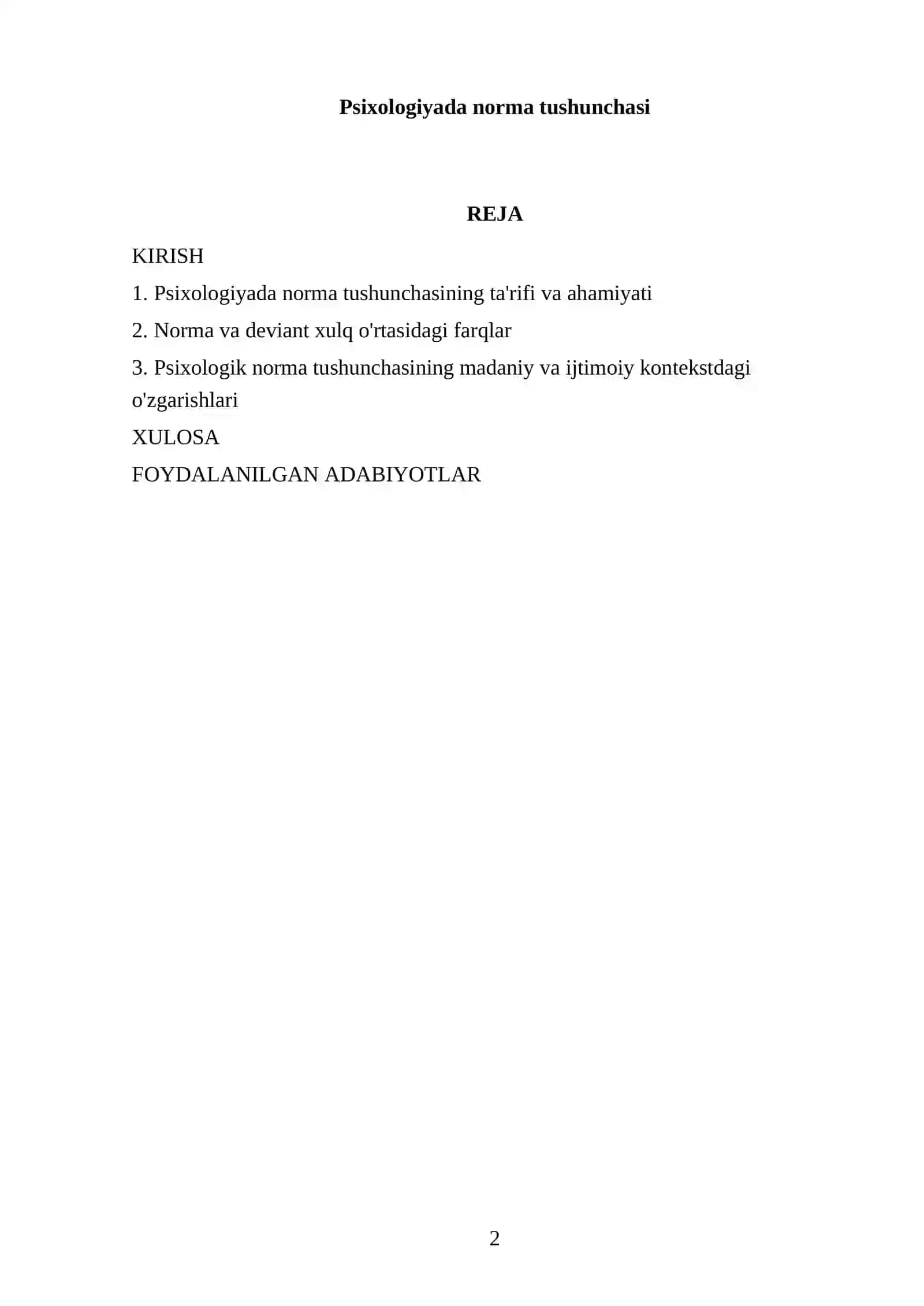Psixologiyada norma tushunchasi 2