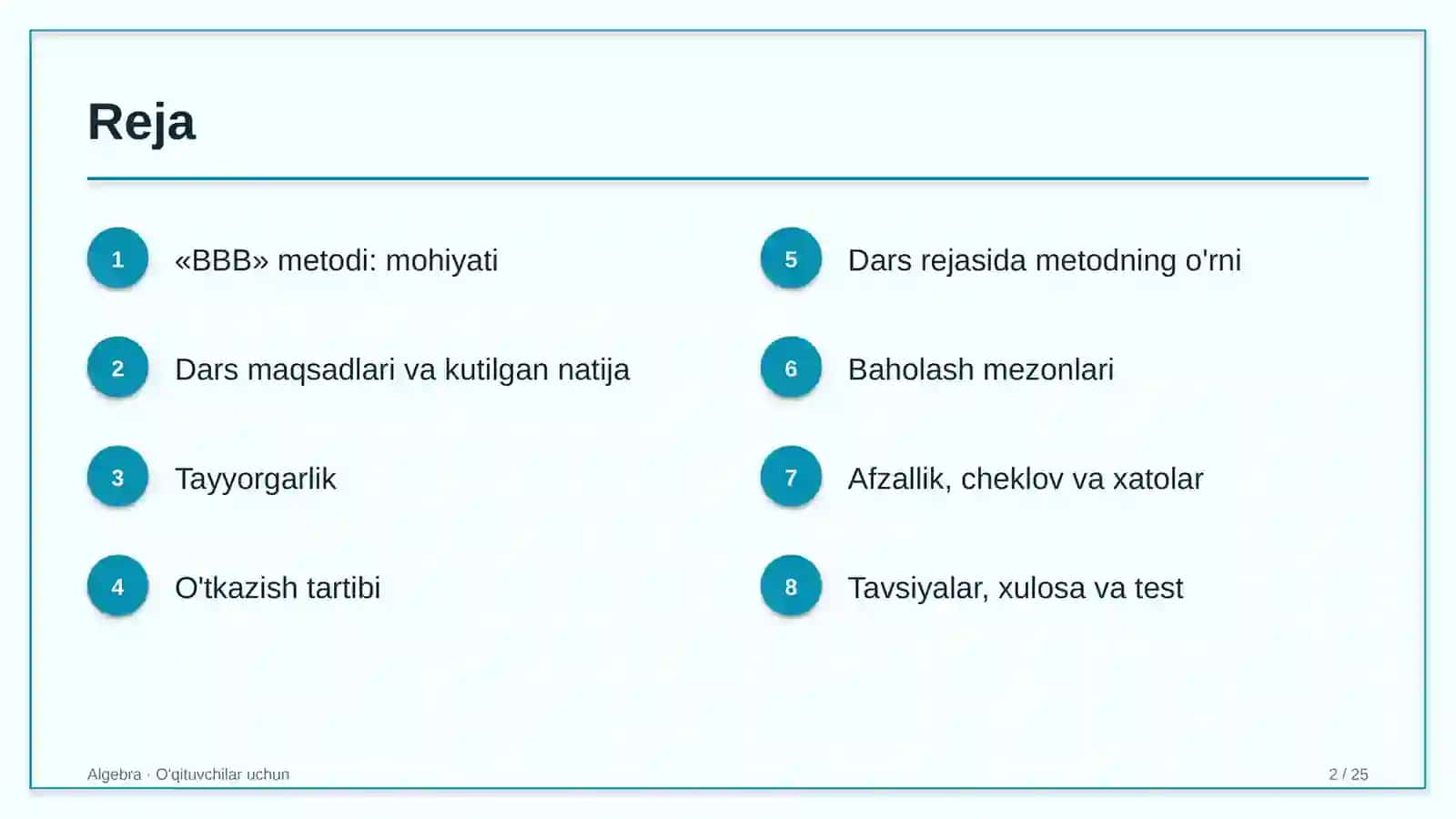 algebra darslarida bbb metodidan foydalanish 5802 2