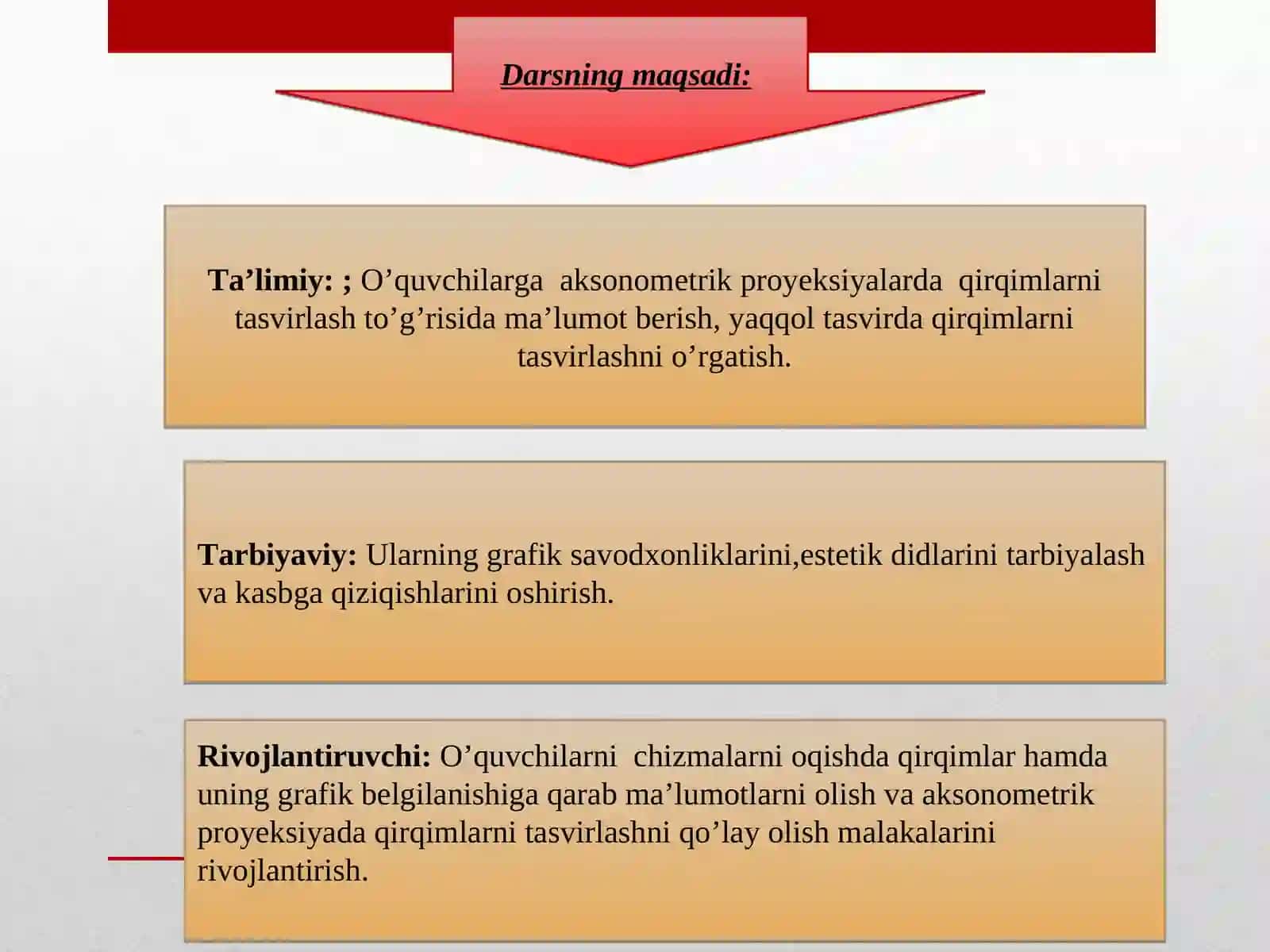 Aksonometrik proyeksiyalarda qirqimlarni tasvirlash.ppt 2