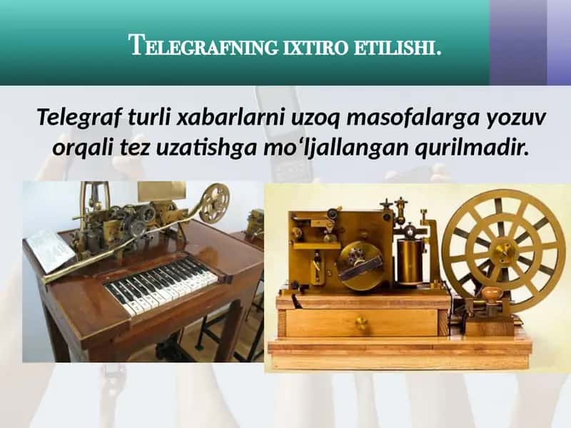 Telegrafning ixtiro etilishi 2