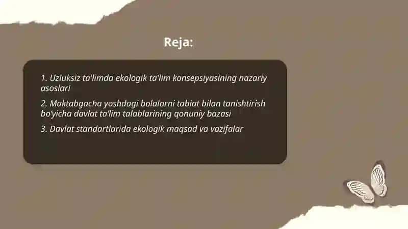 Uzluksiz ta'limda ekologik ta'lim 2