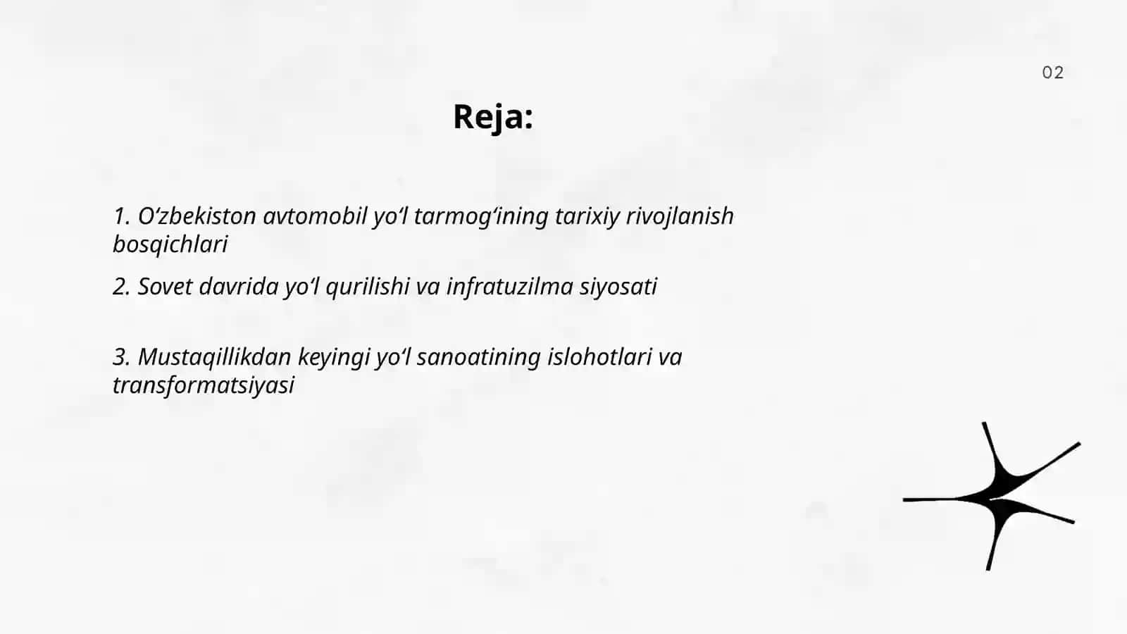 O‘zbekiston avtomobil yo‘l tarmog‘ining tarixiy rivojlanish bosqichlari 2