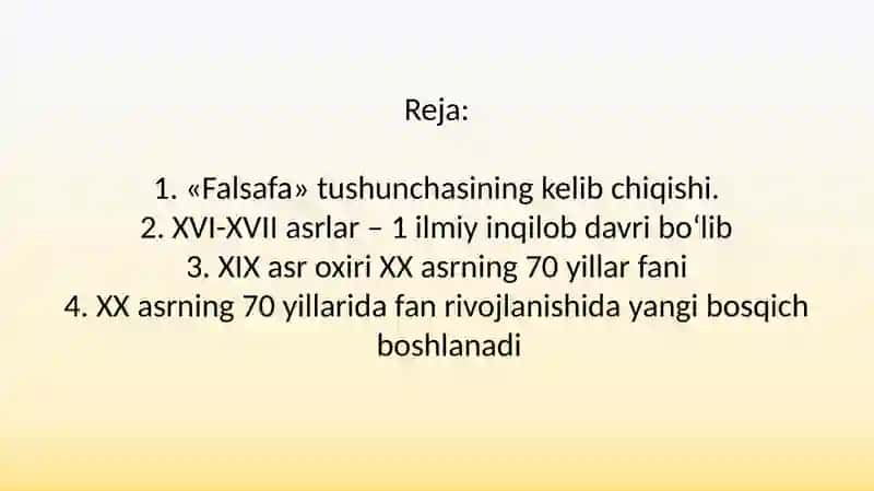 Falsafa tushunchasi 2