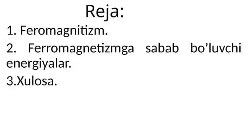 Feromagnitizm 2