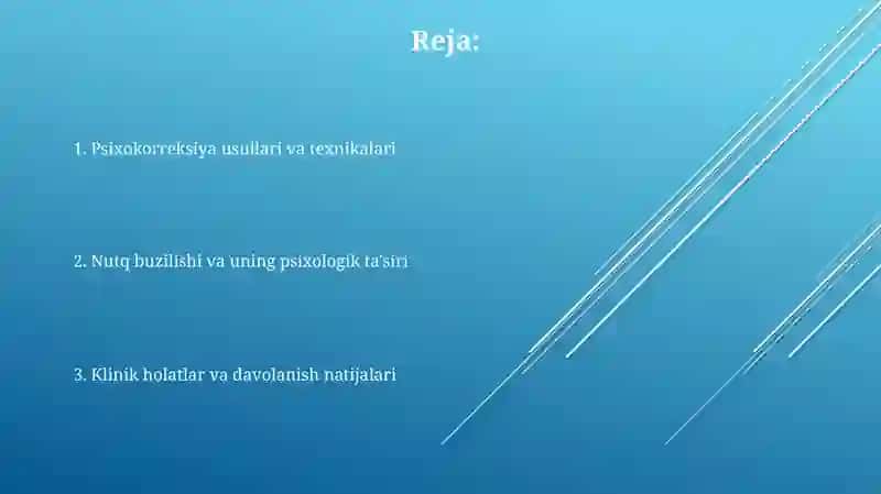 Psixokorreksiya usullari va texnikalari 2