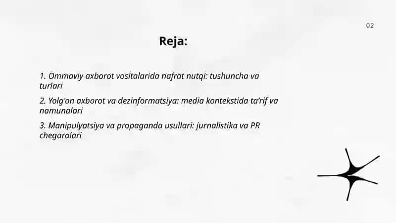 Ommaviy axborot vositalarida nafrat, yolg'on va manipulyatsiya: huquqiy javobgarlik va shaxsiy vijdon 2