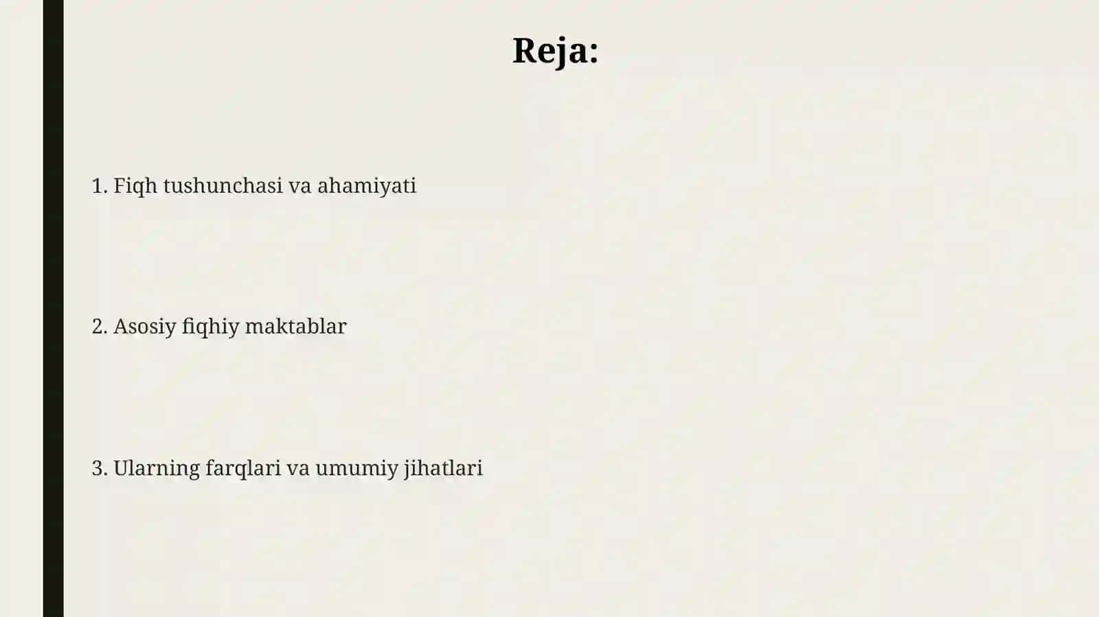 Islam Fiqhiy maktablari 2