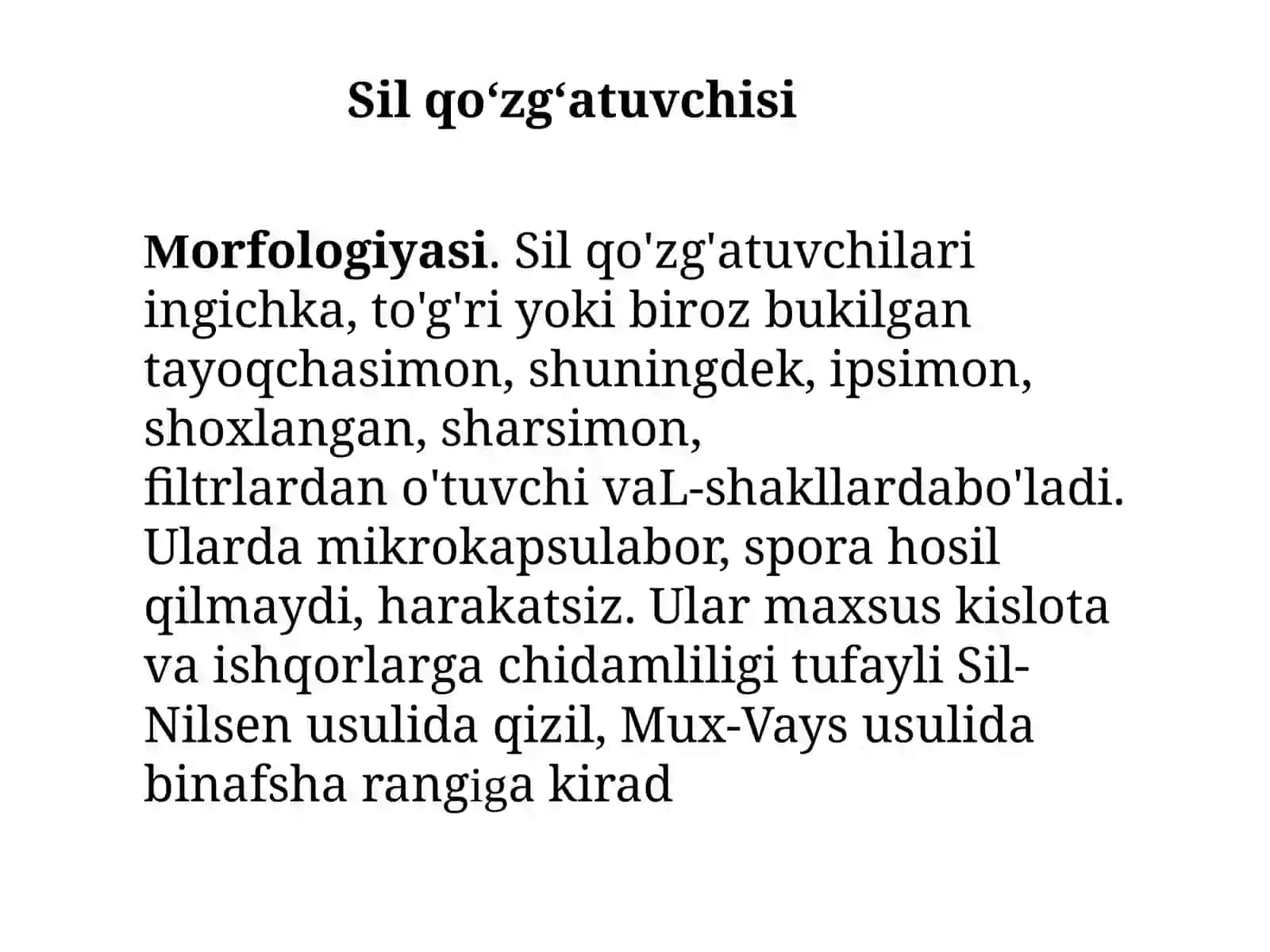 HAVOTOMCHI INFEKSIYALARI SILMOXOVAKTINOMIKOZQO'ZG'ATUVCHILARI 2