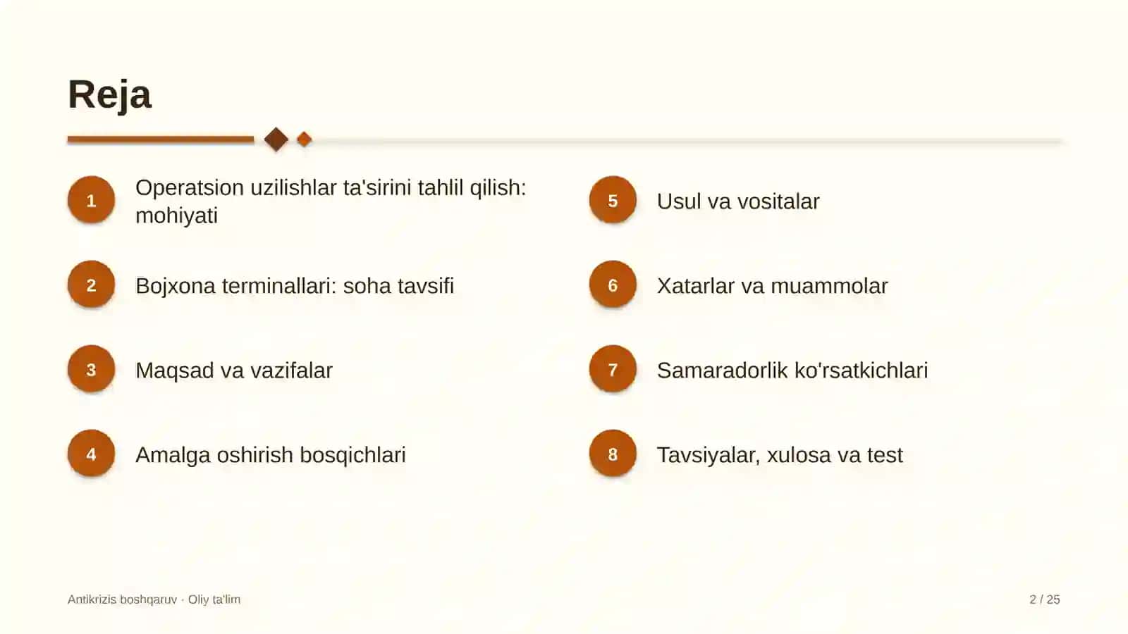 bojxona terminallarida operatsion uzilishlar ta'sirini tahlil qilish 6763 2
