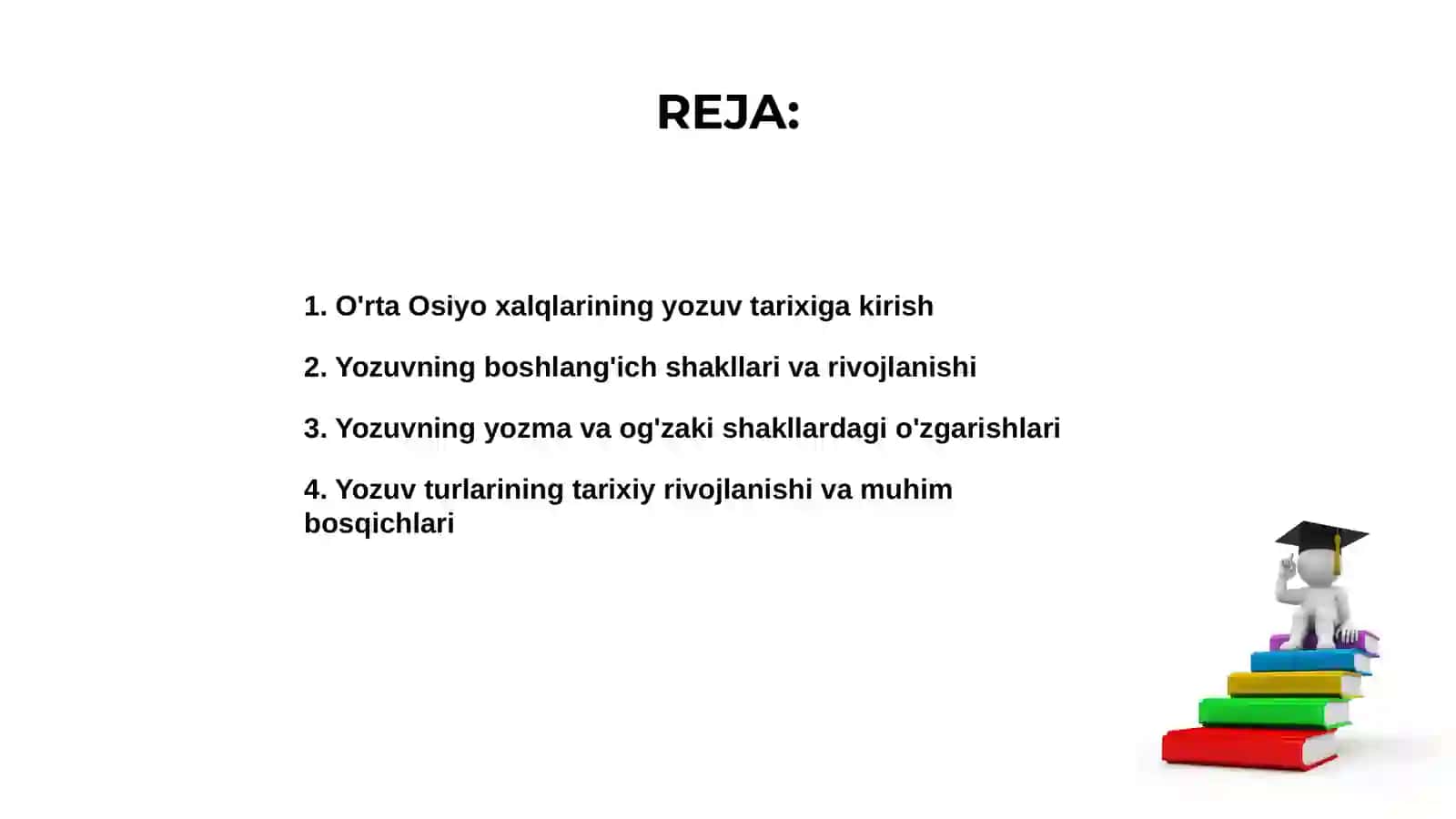 O'rta Osiyo xalqlarining yozuv tarixi 2