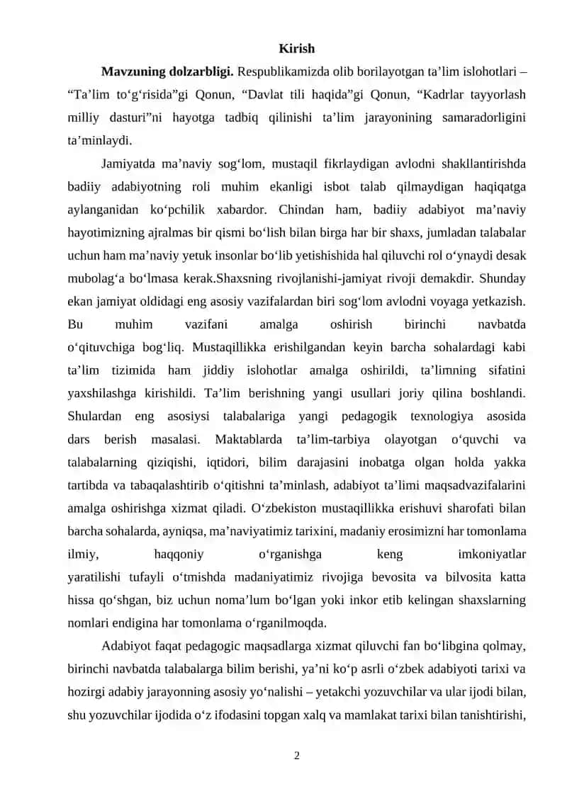 Lirik asarlarni o’rganishda ifodali o‘qishning o’rni va ahamiyati 2