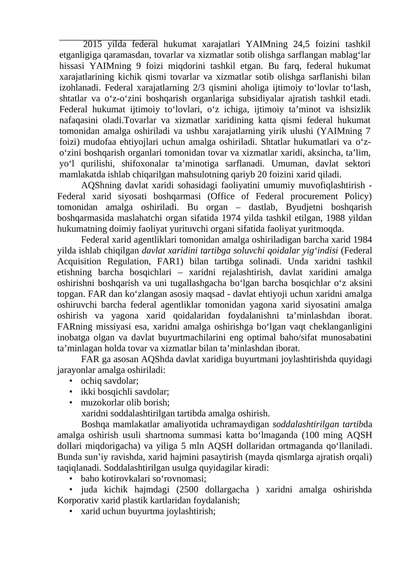 DAVLAT XARID TIZIMINI BOSHQARISHNING XORIJIY MAMLAKATLAR TAJRIBASI 2