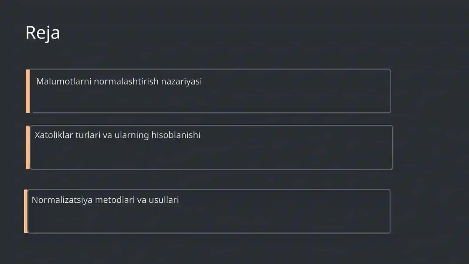Xatoliklarni hisoblash 2