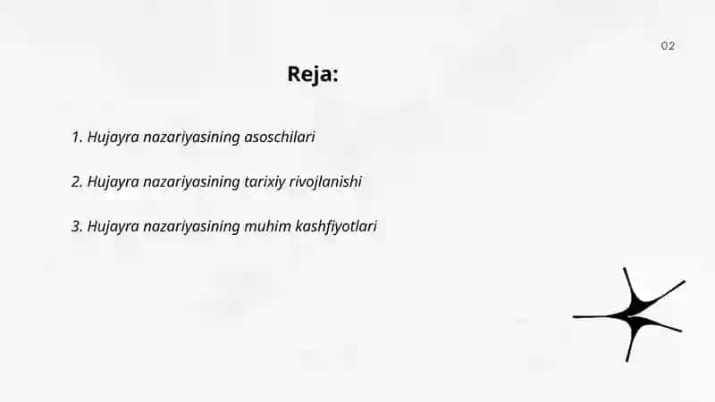 Hujayra nazariyasini yaratilish tarixi 2