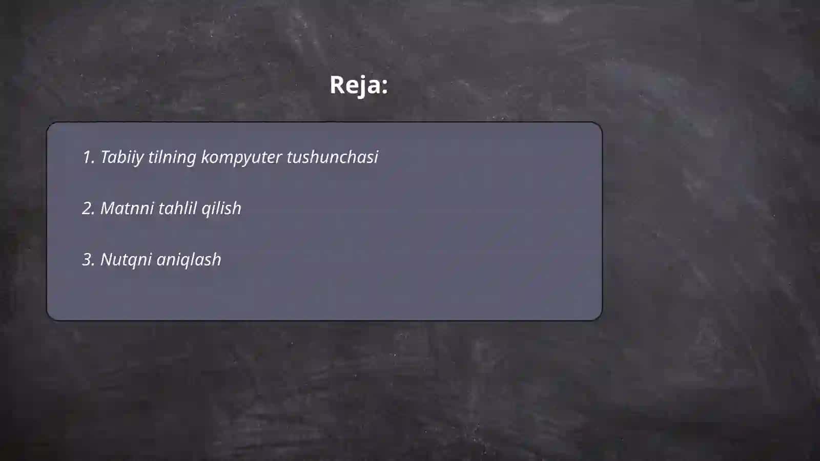 Tabiiy tilning kompyuter tushunchasi 2