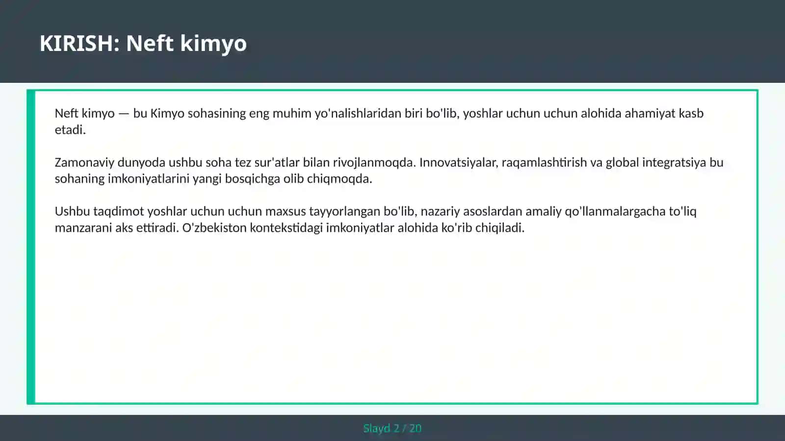 Neft kimyo 2