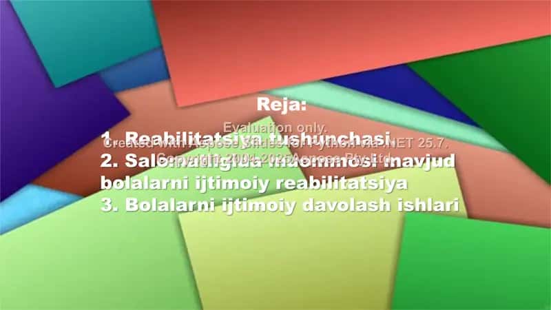 Salomatligida muommosi bor bolalarni ijtimoiy reabilitatsiya qilish tamoyillari 2