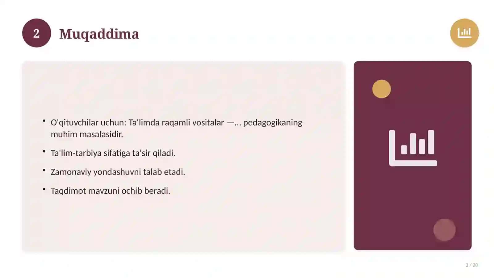 Ta'limda Raqamli Vositalar 2