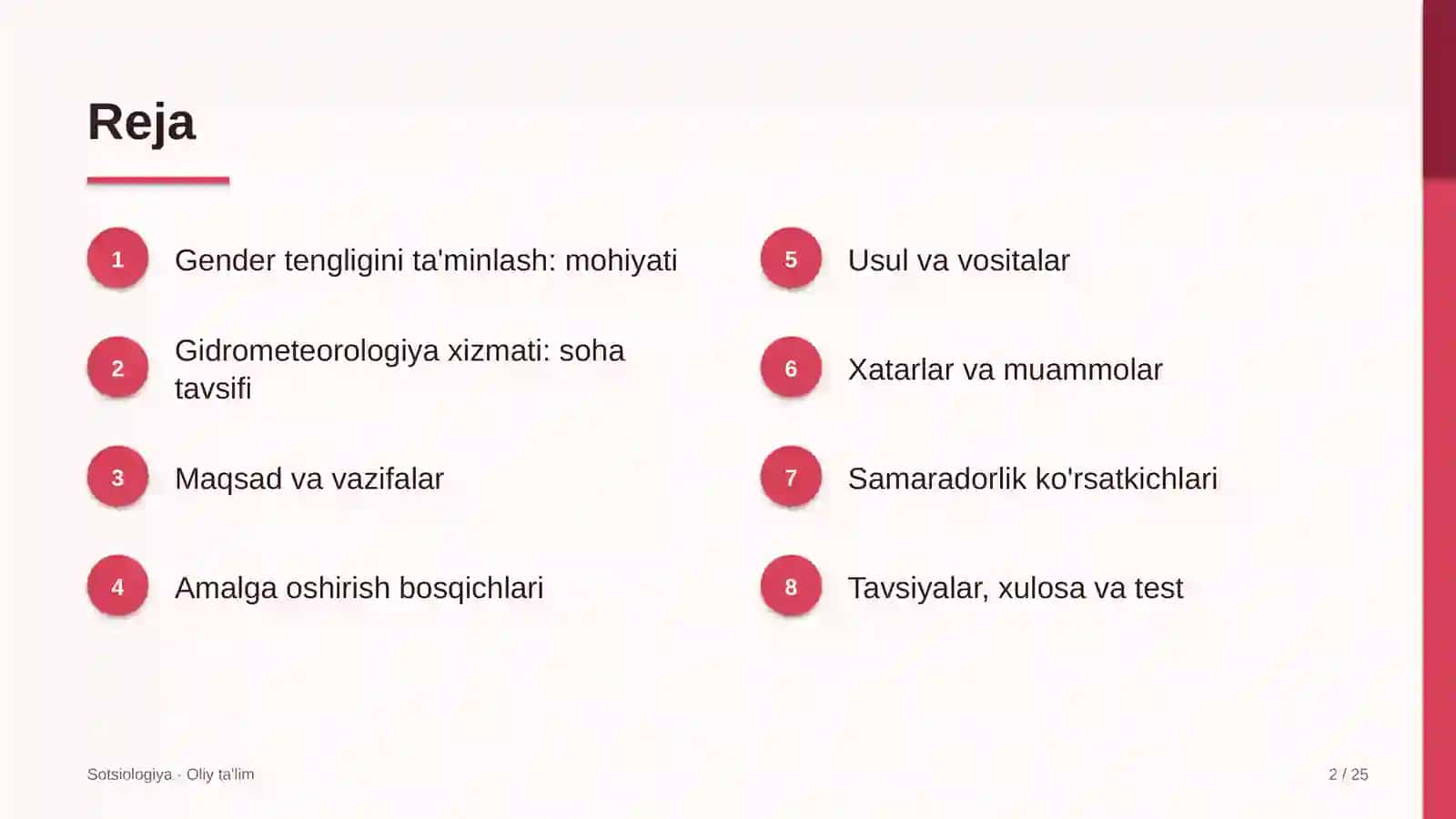 gidrometeorologiya xizmatida gender tengligini ta'minlash 4594 2