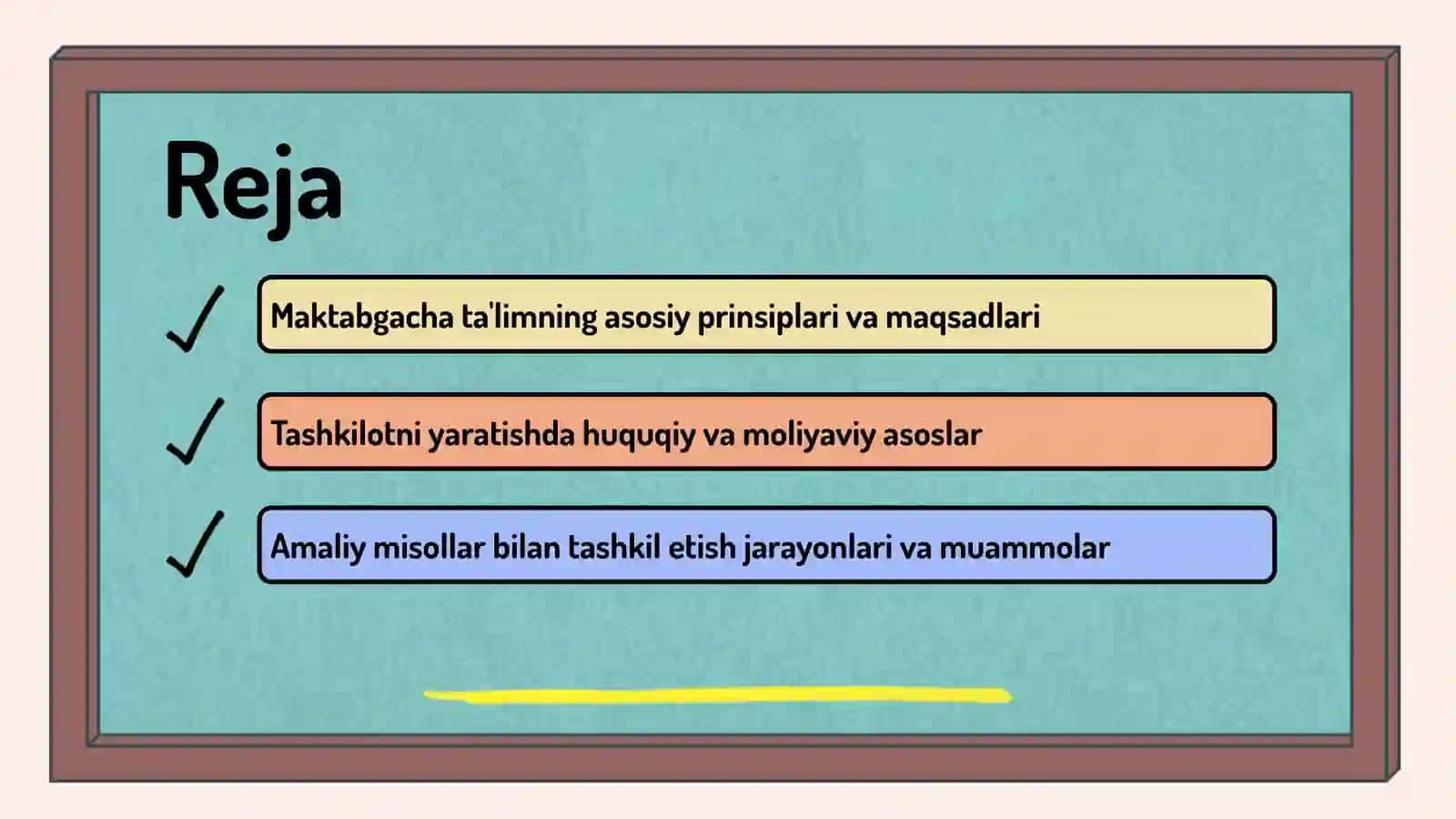 Maktabgacha ta'limning asosiy prinsiplari va maqsadlari 2