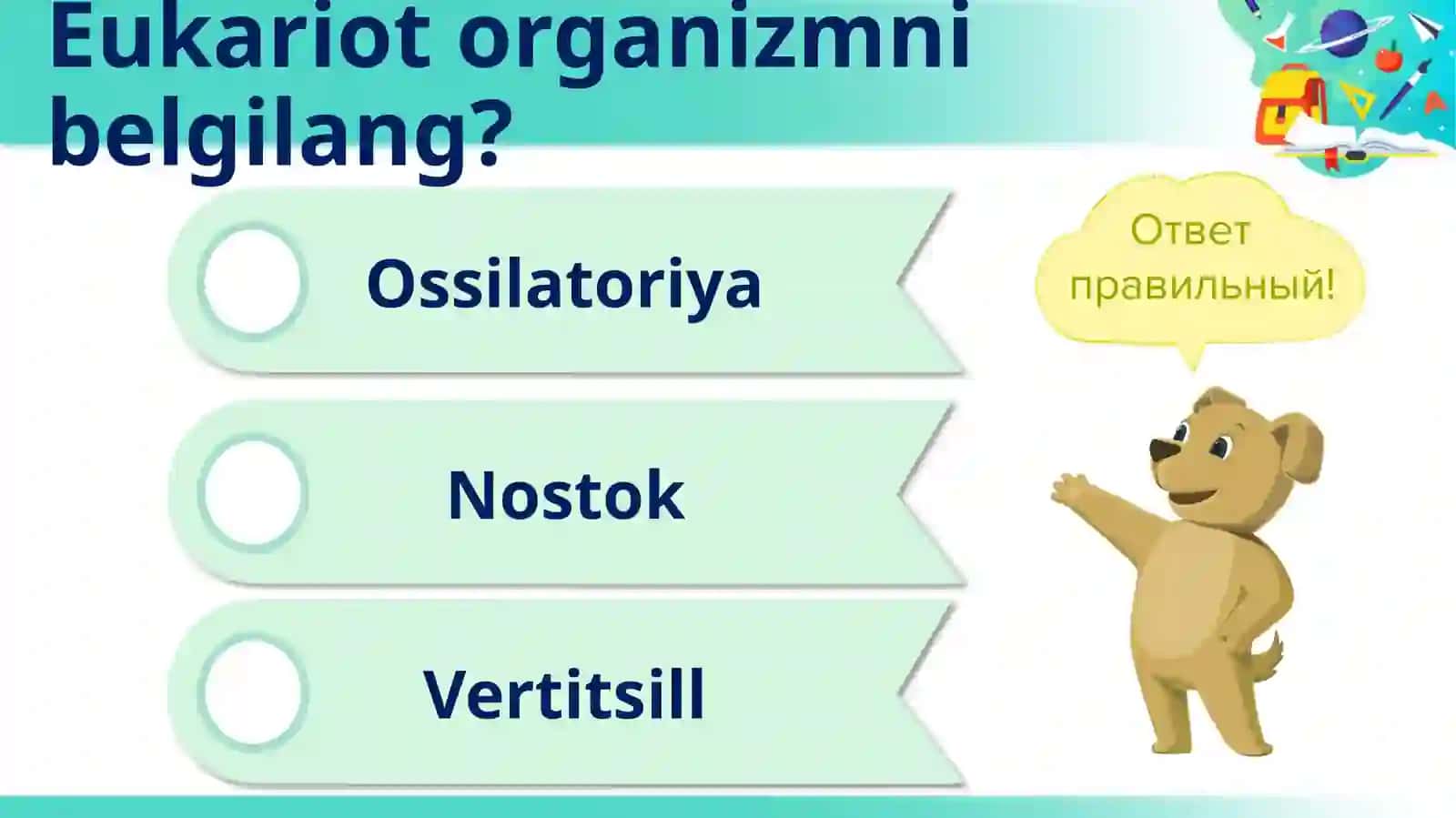 10-sinf Biologiya Sitoplazma, Hujayraning membranasiz va membranali organoidlari 2