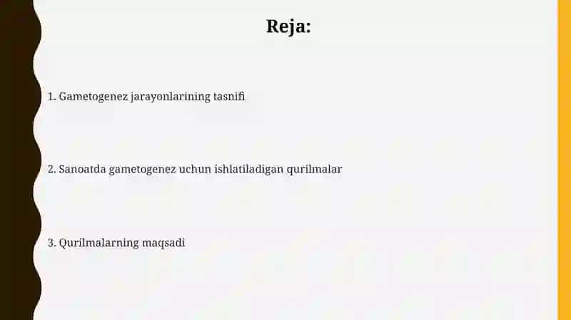 Gamogen jarayonlarni tasnifi 2