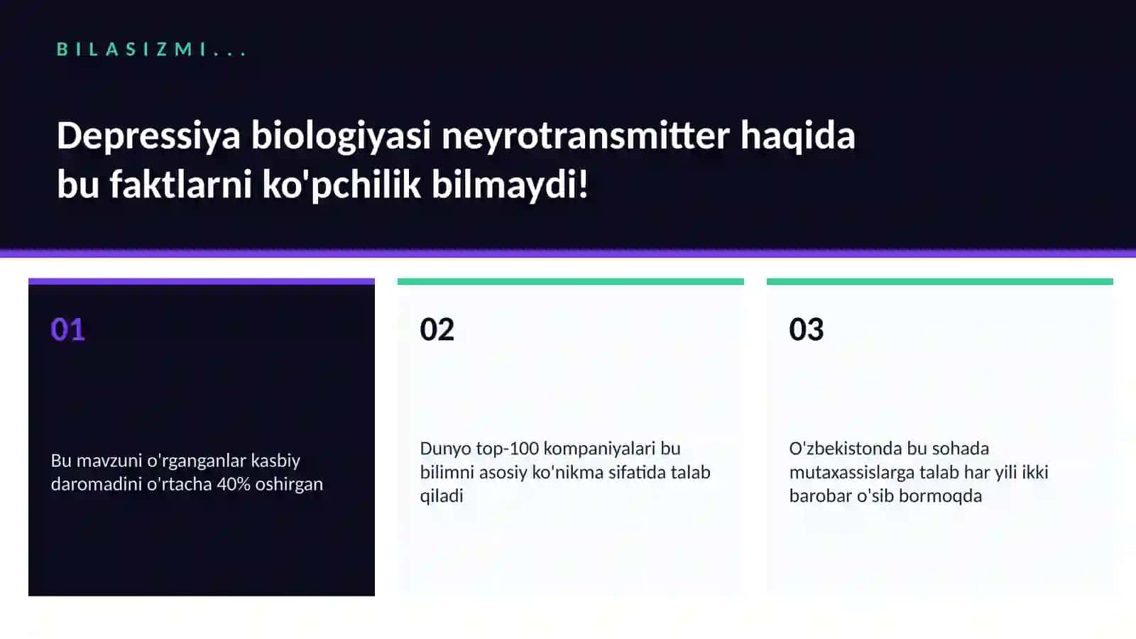 Depressiya biologiyasi neyrotransmitter 2