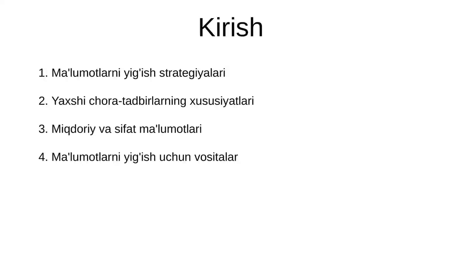 SIFATLI MA’LUMOTLARNI TO’PLASH VA ULARDAN SAMARALI FOYDALANISH 2