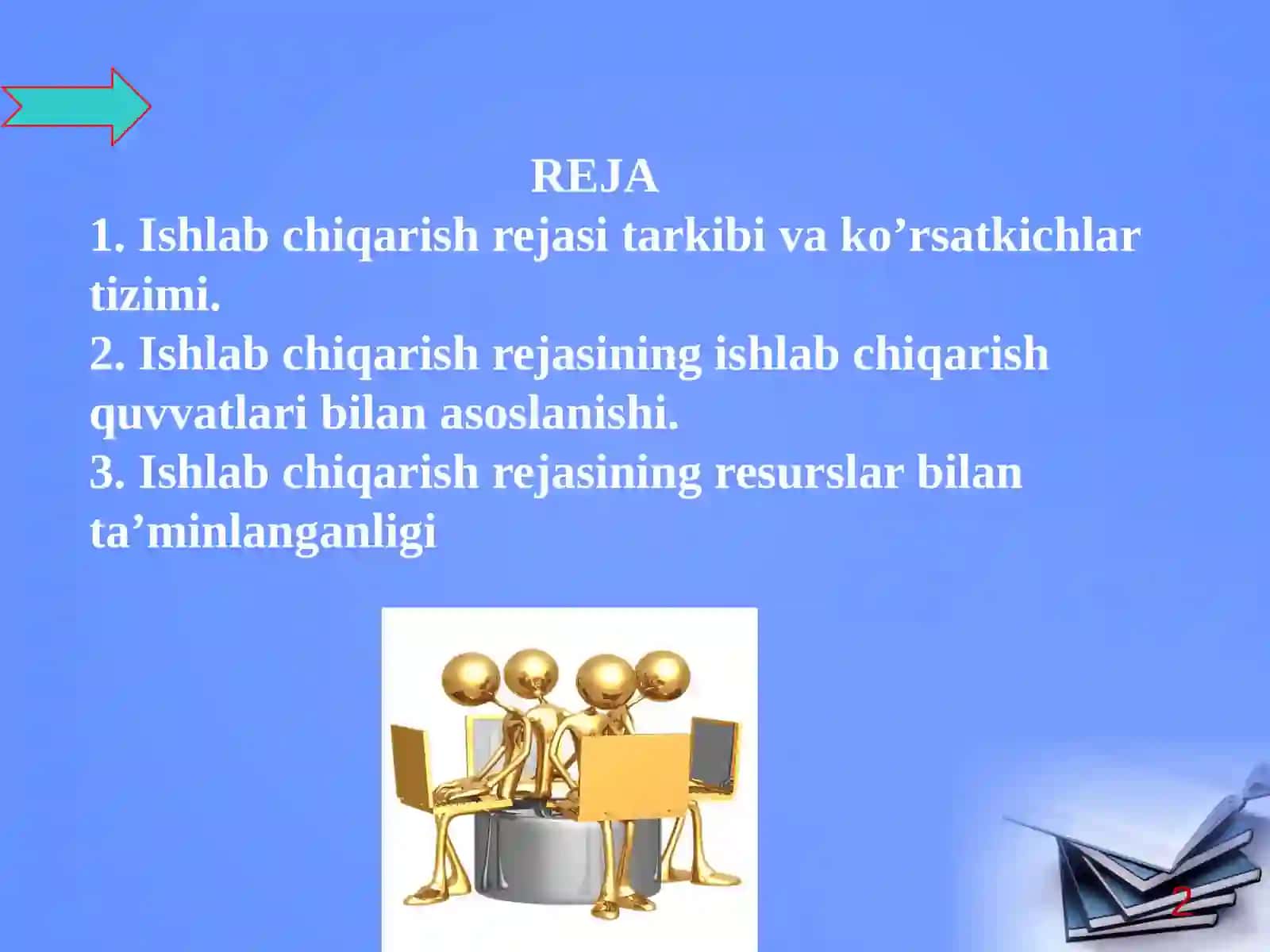 Islab Chiqarish Rejasi 2