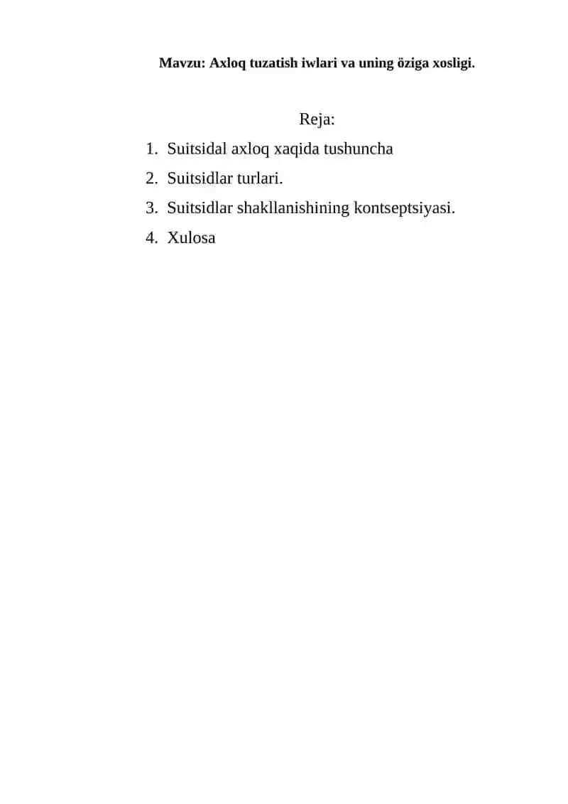 Axloq tuzatish iwlari va uning öziga xosligi 2
