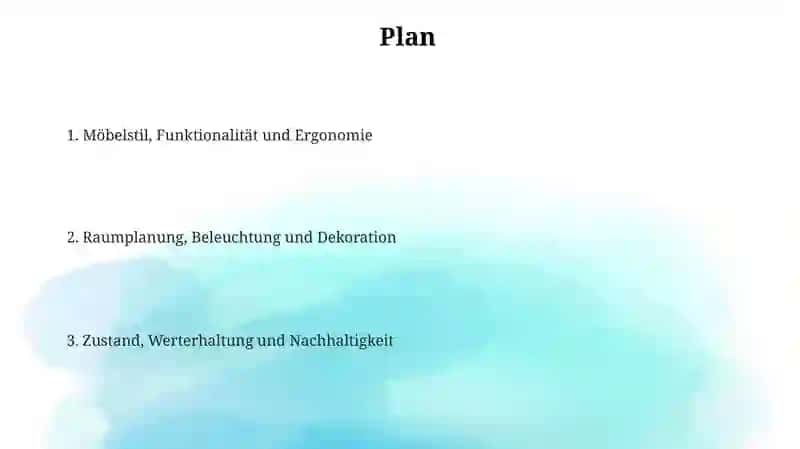 Die Wohnungseinrichtungen 2
