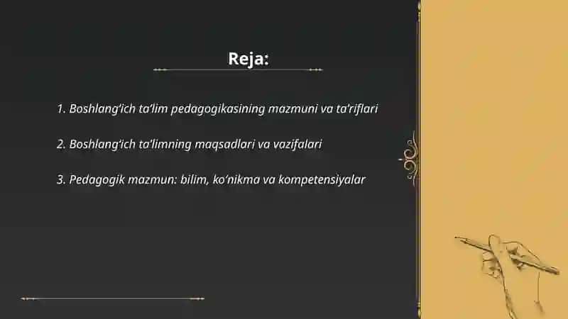 Boshlang’ich Ta’lim Pedagogikasi 2