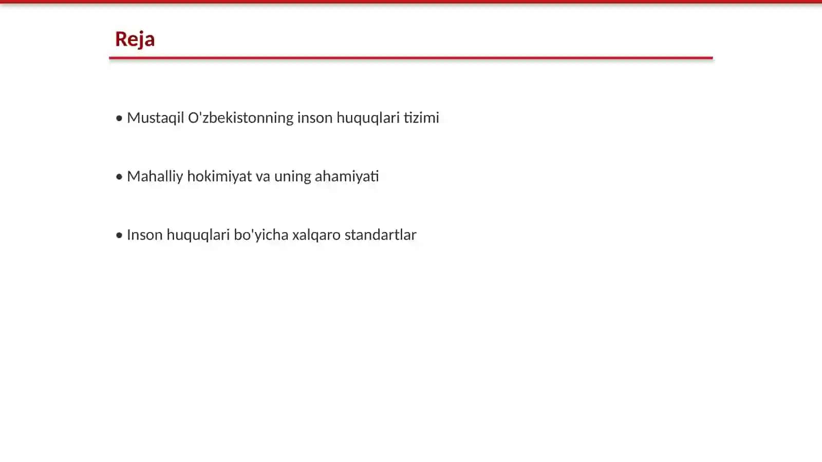 Mustaqil òzbekistonda inson huquqlari va mahalliy hokimiyat tizimida oid manbalar 2