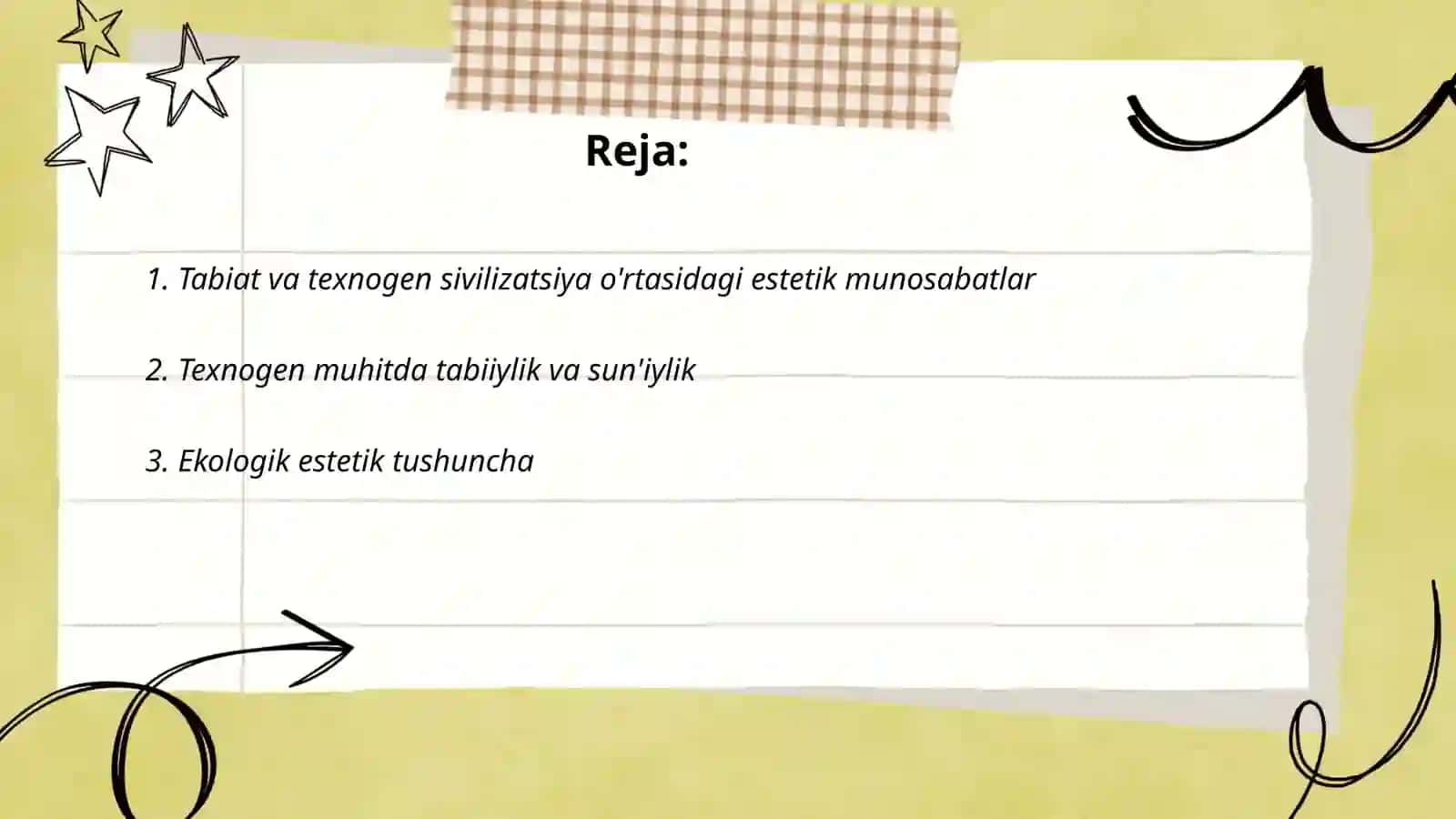 Tabiat va texnogen sivilizatsiya estetikasi 2