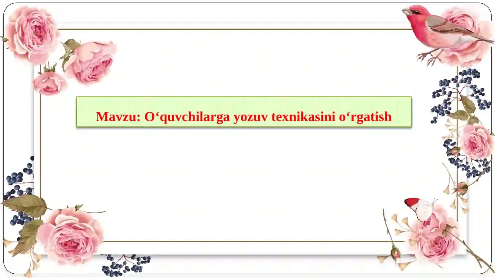 Otamuratova Dilnozaning“Husnixat va uni o‘qitish metodikasi” 2