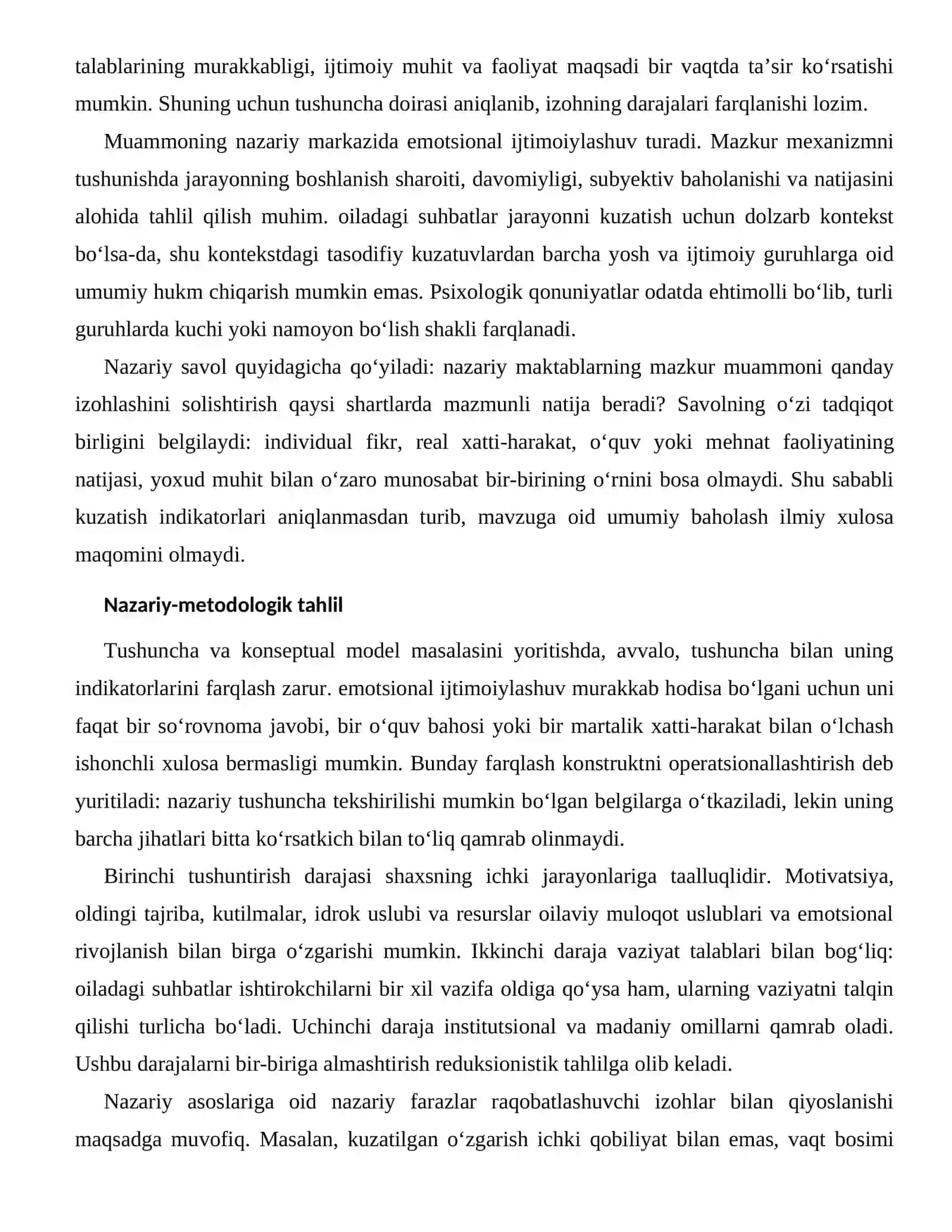 OILAVIY MULOQOT USLUBLARI VA EMOTSIONAL RIVOJLANISHNING NAZARIY ASOSLARI 2