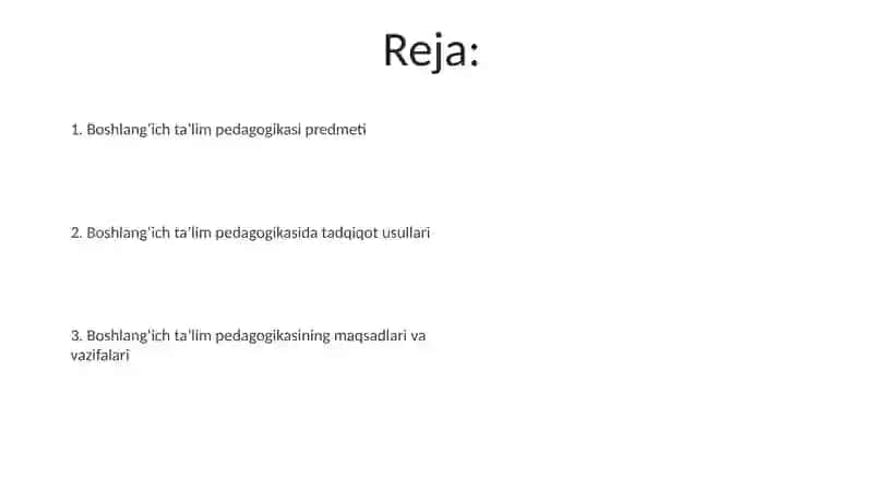 Boshlangʻich ta'lim pedagogikasi 2