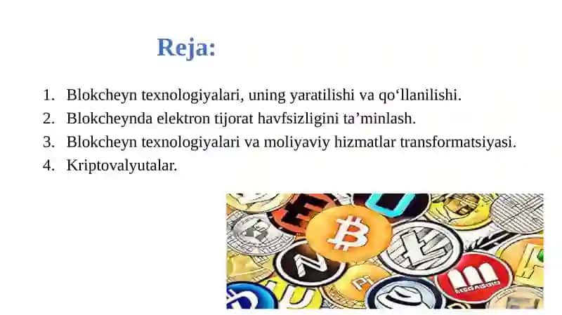 Raqamli iqtisodiyotda blokcheyn va moliyaviy texnologiyalar 2