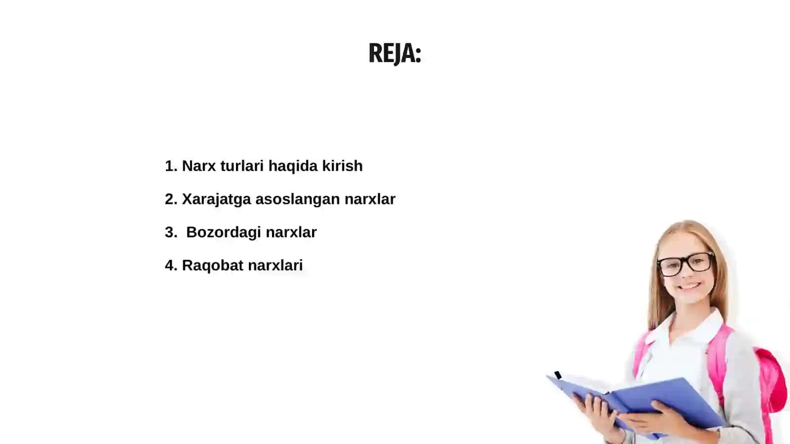 Narx turlari va ularning mazmuni 2