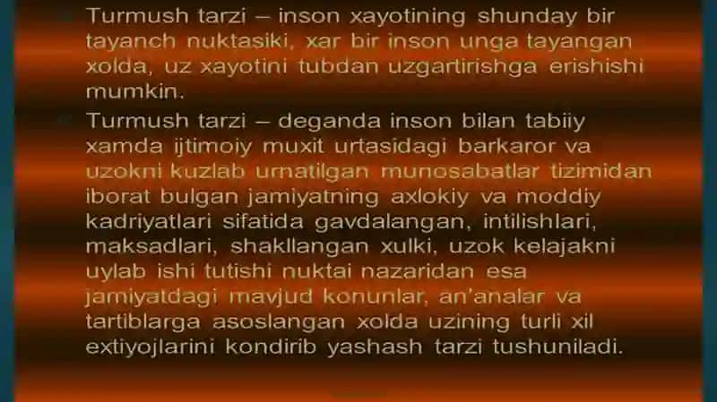 SOG’LOMTURMUShTARZI VA UNIShAKILLANTIRISh 2
