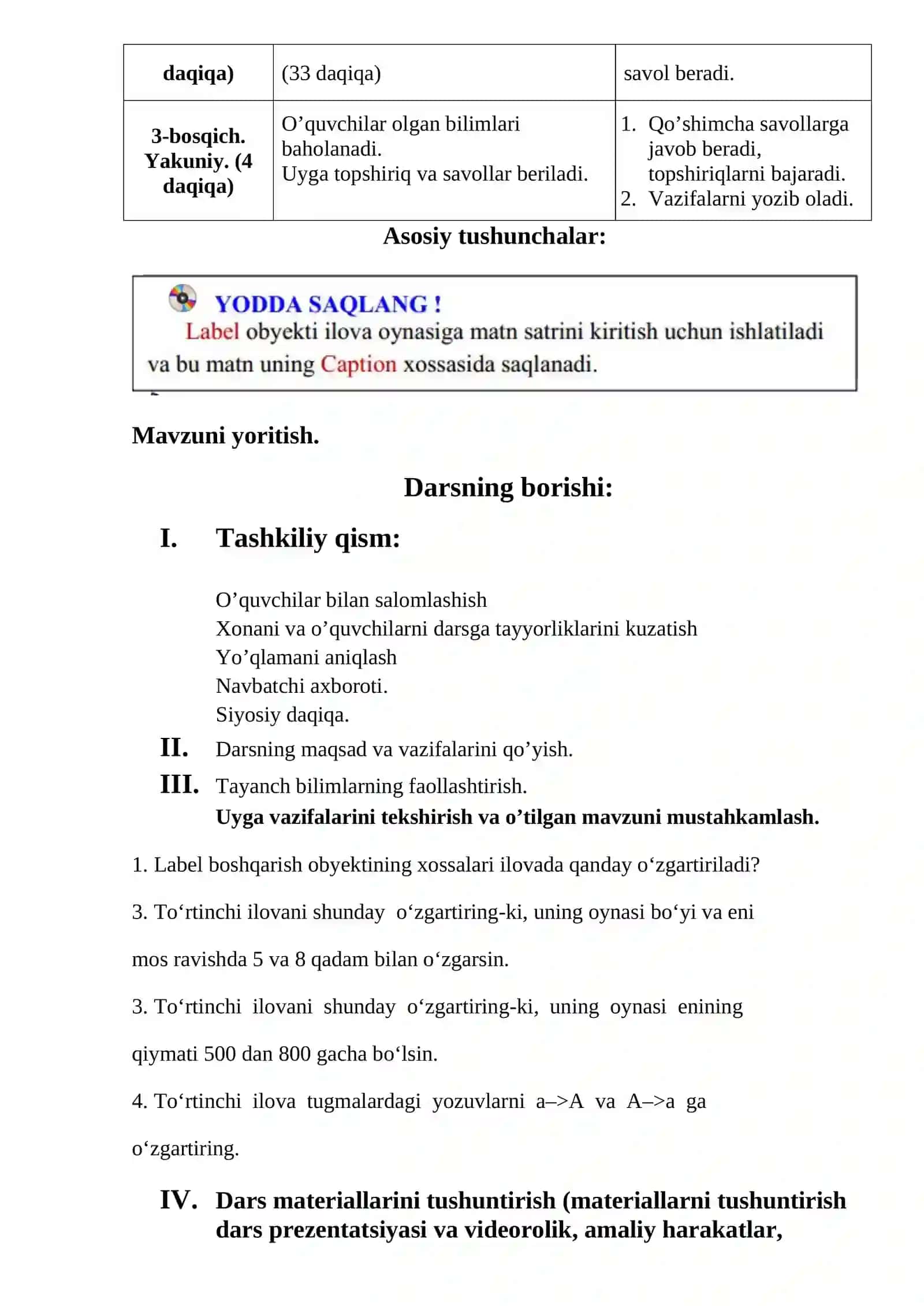 BOSHQARISH OBYEKTLARINING FAOLLIGI VA KO‘RINMASLIGI 2