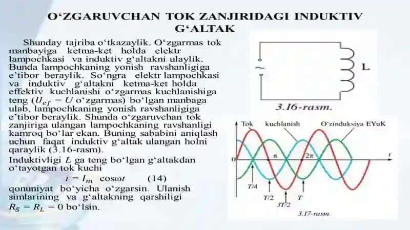 O’zgaruvchan tok zanjiridagi rezonanz hodisasi 2